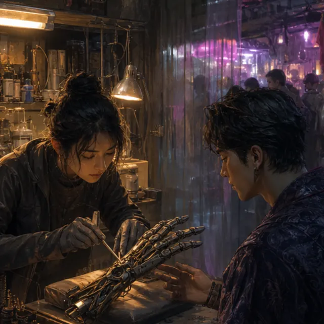 Scene from Neon City