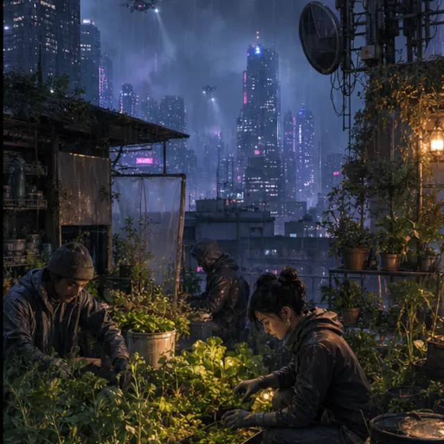 Scene from Neon City
