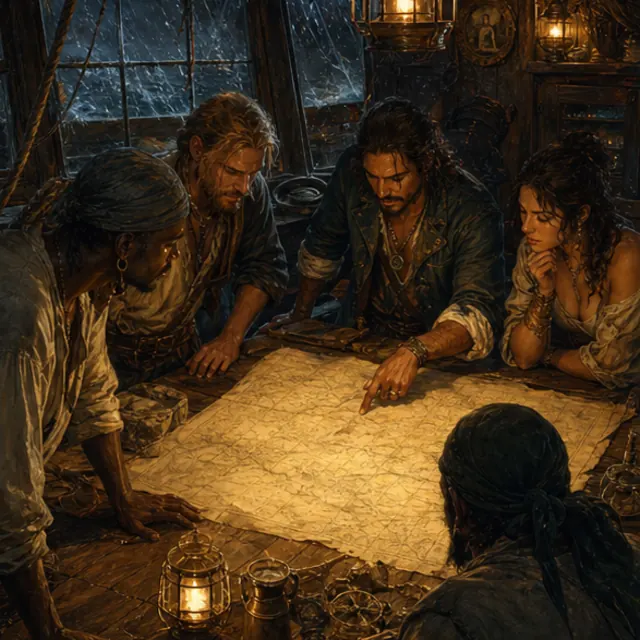 Scene from The Seven Seas